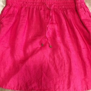 100% linen skirt